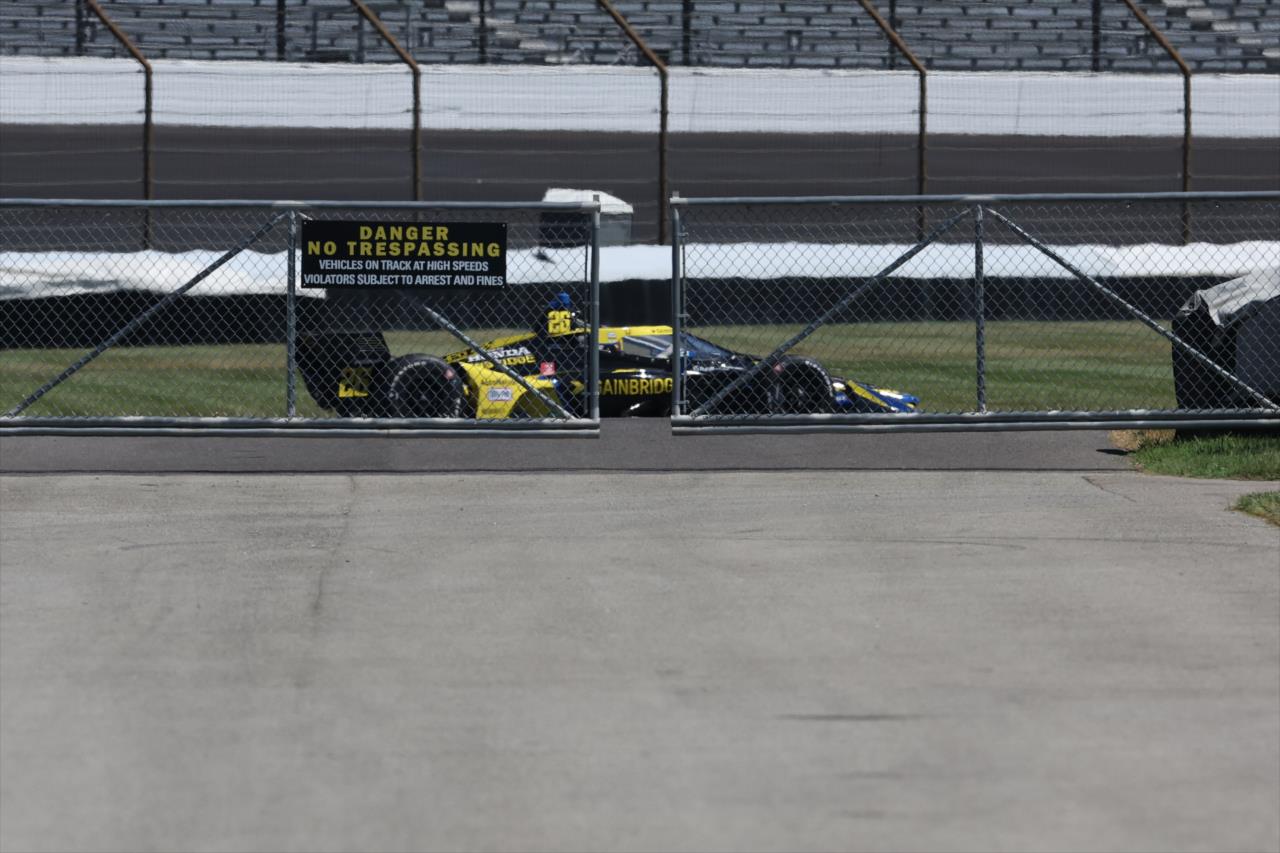 Colton Herta - INDYCAR Testing - IMS Road Course - By: Chris Owens -- Photo by: Chris Owens